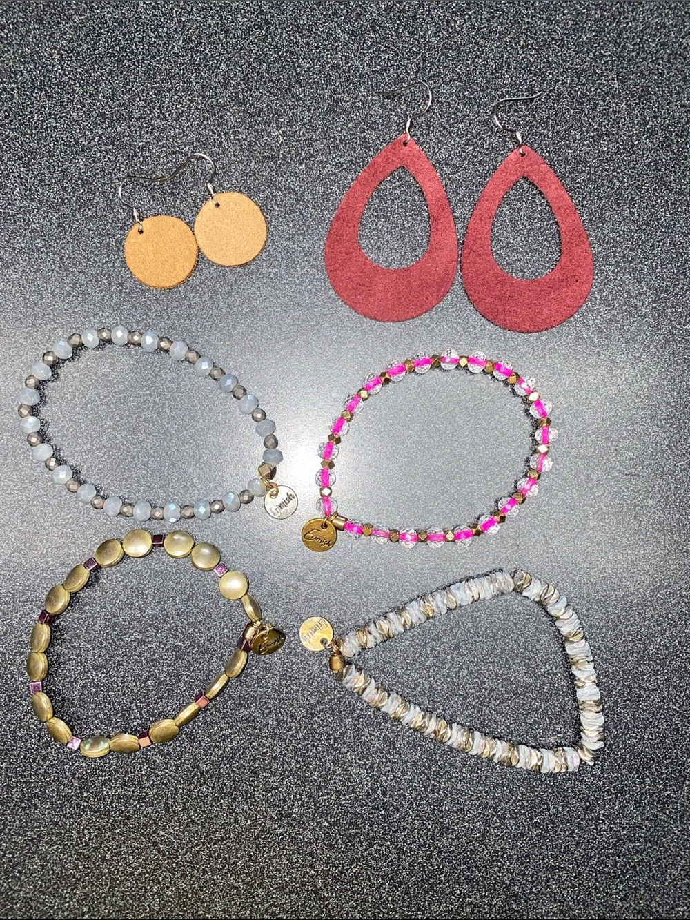 Lot of women’s jewelry including four Erimish bracelets and two pairs earrings